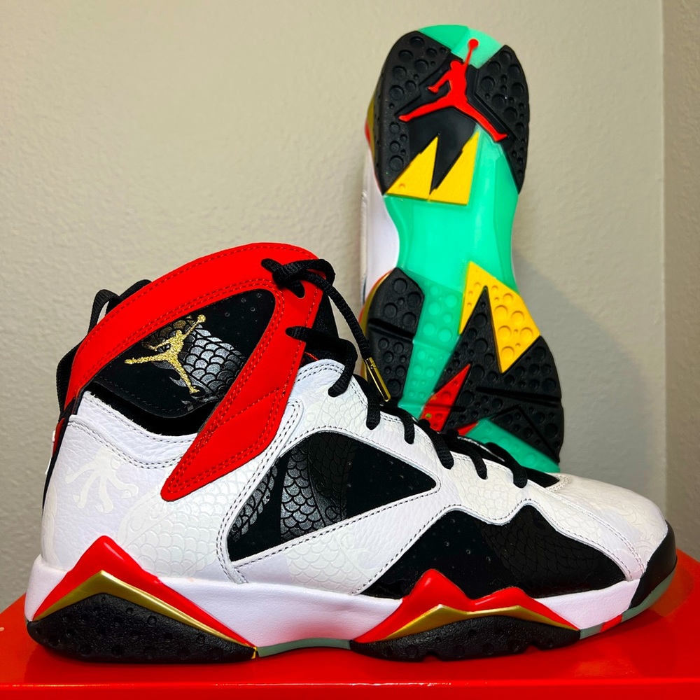 AIR JORDAN 7 RETRO GC
WHITE/CHILE RED-BLACK
 ****NEW IN BOX**** Never Worn!